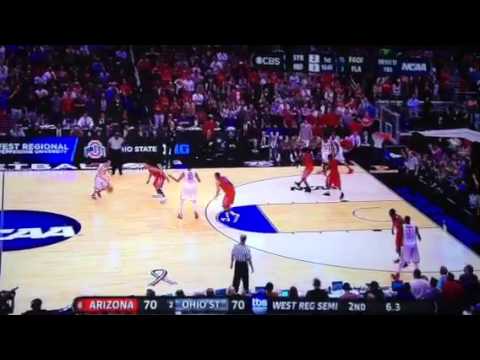 LaQuinton Ross' 3-Pointer with 2 Seconds left lifts #2 seed Ohio St over #6 Arizona 73-70