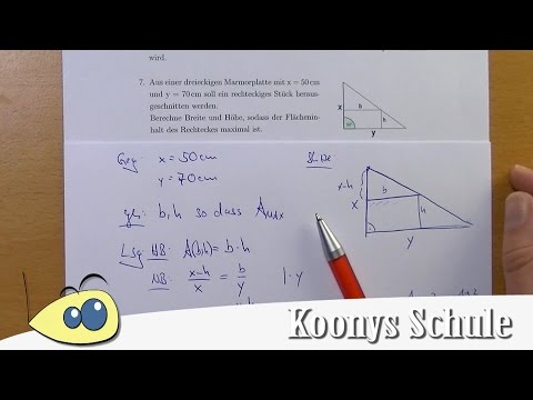 rechteckiges Stück aus dreieckiger Mamorplatte mit maximalen Flächeninhalt | 7/7 - #1599