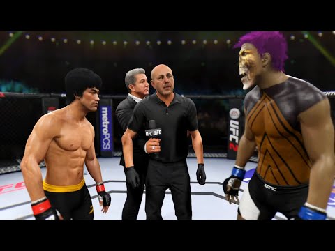 Bruce Lee vs. Mechanic - EA sports UFC 2