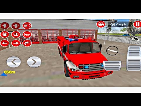 Real Fire Truck 🚒 Driving Simulator -FireFighting -Android gameplay #2026  #firetruck #gameplay