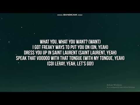Lil Xxel, Tyga & Coi Leray   What U Want Lyrics