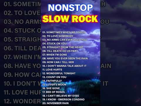 SLOW ROCK MEDLEY COLLECTION | NONSTOP SLOW ROCK LOVE SONGS 70S 80S 90S | EMERSON CONDINO MEDLEY 2024
