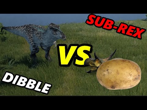 Rex SubAdult vs Diablo - The Isle Gameplay