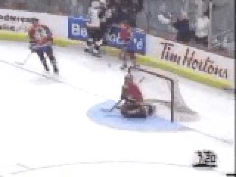 Alfredsson scores vs Canadiens - March 29, 1997