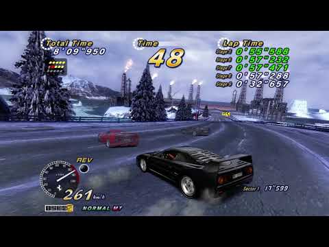 Sega Lindbergh Outrun 2 SPDX - 15 Continuous Course Time Trial "14.11" F40 - N/MT