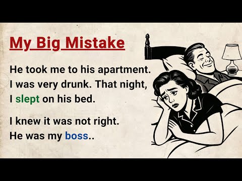 Learn English through Stories Level 3 ⭐ My Big Mistake - Emotional English Story for Listening
