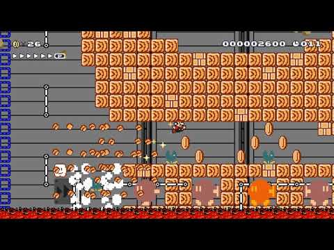 Mario Maker 2 Custom level 20 Seconds: Countdown Crumble