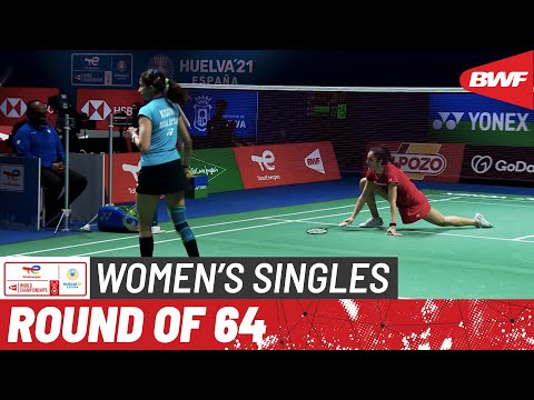 TotalEnergies BWF World Championships 2021 | Kisona Selvaduray (MAS) vs Neslihan Yigit (TUR) | R64