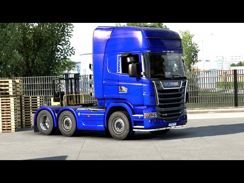 ETS 2 - Scania R730 Transporting Roof Lights Part 1