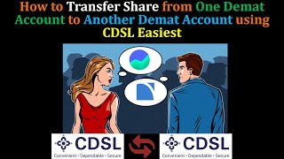 How to Transfer Shares from One Demat Account to Another using CDSL Easiest (Hindi)