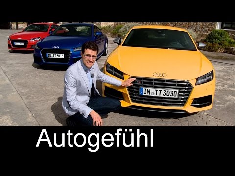 2015/2016 all-new Audi TT & Audi TTS Coupé review test drive with Ascari racetrack - Autogefühl