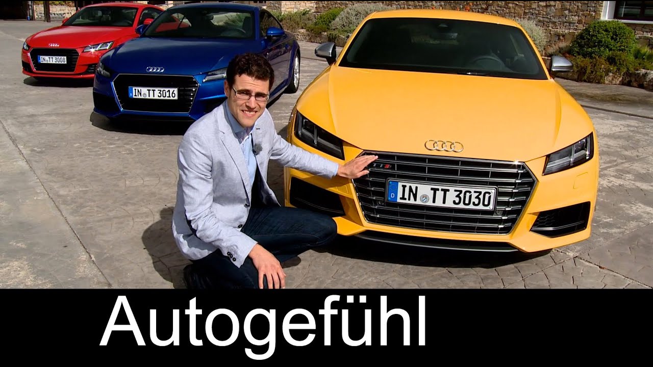 2015/2016 all-new Audi TT & Audi TTS Coupé review test drive with Ascari racetrack - Autogefühl