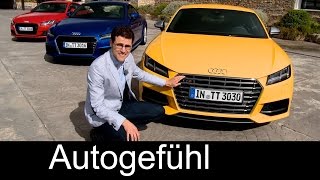 2015/2016 all-new Audi TT & Audi TTS Coupé review test drive with Ascari racetrack - Autogefühl