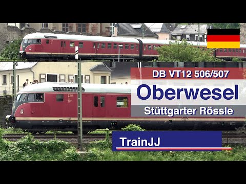 Sonderfahrt DB VT12 506 / 507 | Stuttgarter Rössle | Classic rail car - Dieseltriebwagen | Oberwesel