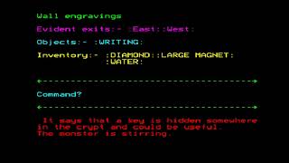 The Crypt of Gabon for the BBC Micro
