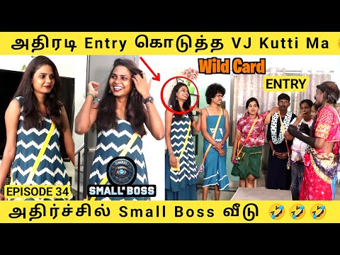 VJ Kutti Ma Wild Card Entry 🤣 Small Boss | EPISODE 34 | Orange Mittai | Vj Kutti ma 