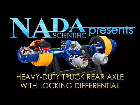 Heavy-Duty Truck Rear Axle with Locking Differential - NADA Scientific