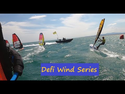Défi Wind Series in Gruissan with 30-35 knots in 5,5
