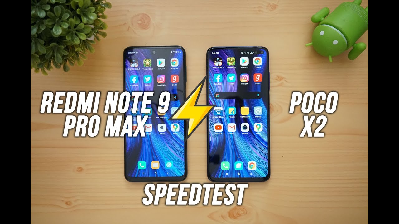 Redmi Note 9 Pro Max vs Poco X2 Speedtest (SD720G vs 730G)