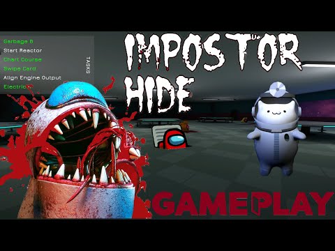 IMPOSTOR HIDE (Among Us - Horror Escape) No Commentary [1080p60FPS]