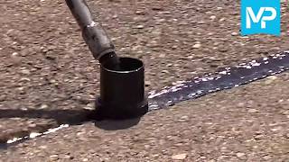 Pavement crack and joint sealing