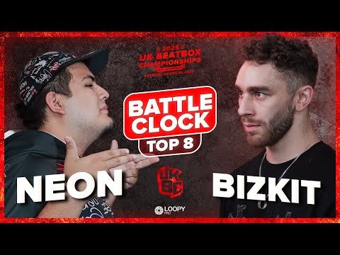 Neon 🇧🇷 vs Bizkit 🇺🇸 | UK Beatbox Championships 2025 | Battle Clock Quarter Final
