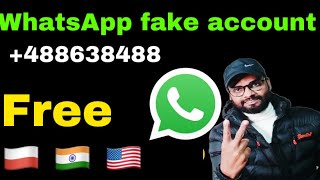 How to create WhatsApp fake account | WhatsApp fake id kaise banaye | make WhatsApp fake id | Hindi