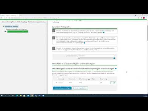 OSS-Anmeldung für das III. Quartal 2021 - Lagerung nur in DE