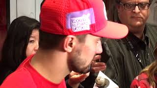 Petr Mrazek breaks down Red Wings’ loss to Blackhawks
