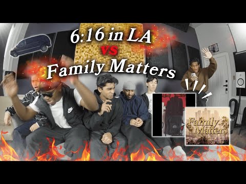 6:16 IN LA / FAMILY MATTERS by KENDRICK LAMAR / DRAKE│STUDIO REACTION
