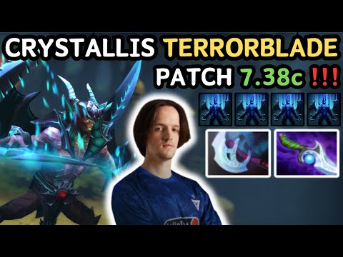 🔥 Crystallis TERRORBLADE Hard Carry Gameplay Patch 7.38c 🔥 Crystallis Perspective - Dota 2 Pro