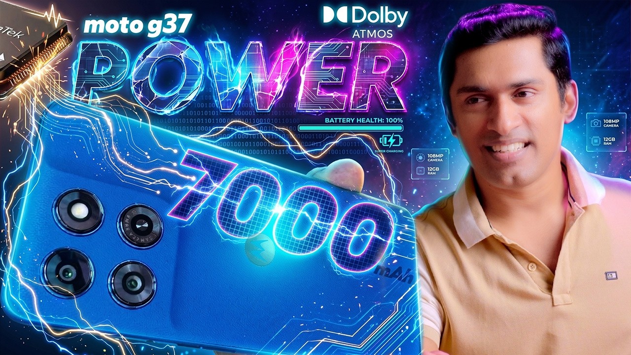 15,999 ന് ഒര് ഫോൺ. Moto G37 Power Unboxing ⚡ Dimensity 6400 + 7000mAh Battery!