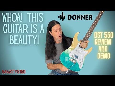 This Guitar Is Beautiful And Impressive! The Donner DST 550 Full Review And Demo