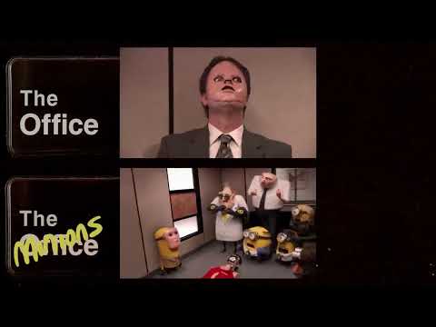 Minions Opening Credits Side by Side Comparison  The Office Opening