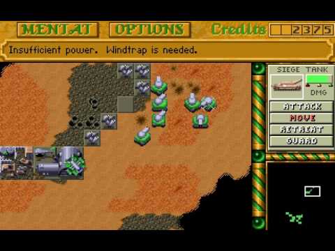 Dune II - Ordos mission 9 speedrun (last) 35:02 (PC DOS)
