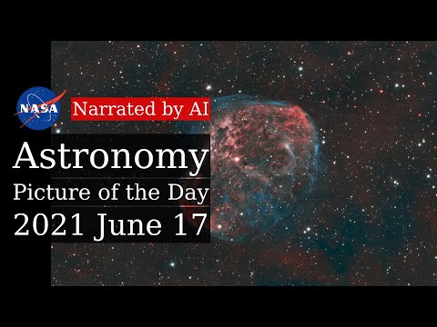 APOD: 2021-06-17 - NGC 6888: The Crescent Nebula (Narrated by Joanna)