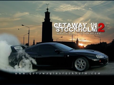 Getaway In Stockholm 2 - Toyota Supra and Escort Cosworth illegal street race and police chase