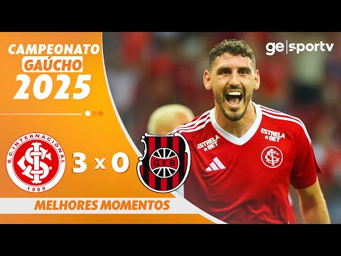 Gols e lances de Internacional x Brasil de Pelotas