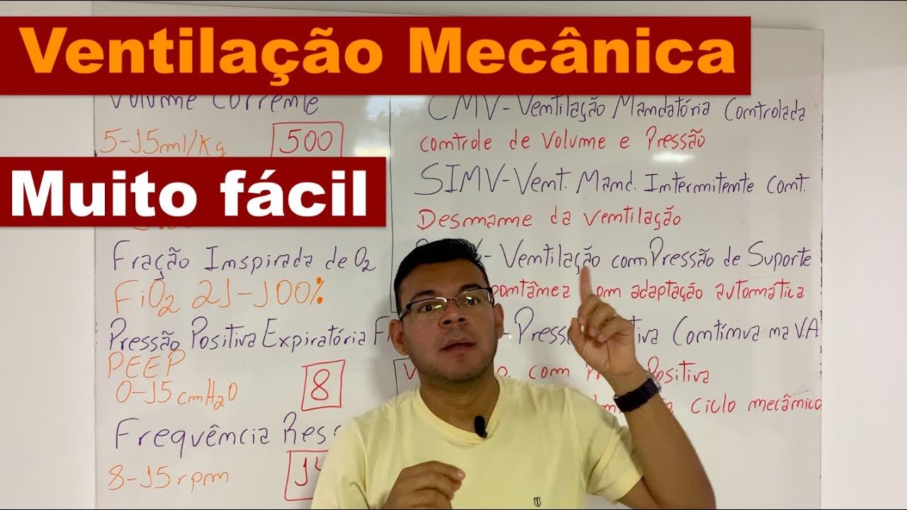 Ventilação Mecânica de uma forma fácil.