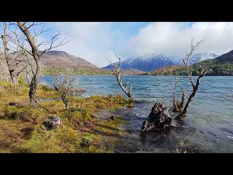 INTENSO el #clima en esta #laguna #otoño 2026 #sinfiltro #adventure #raw #chubut #patagoniaargentina