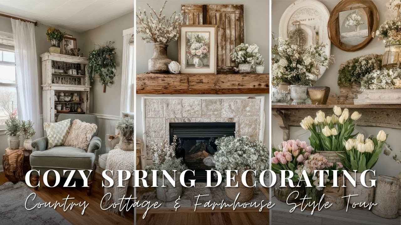 Cozy Spring Decorating Ideas 2026: Country Cottage & Farmhouse Style Tour