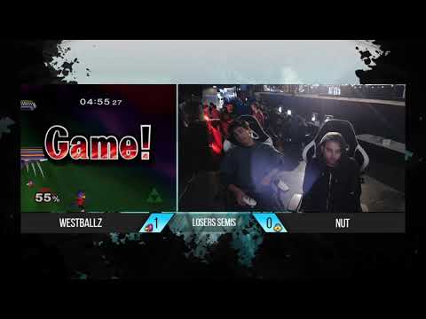 Nimbus #71 - Westballz (Falco) VS Nut (Sheik) - SSBM Losers Semi-Final