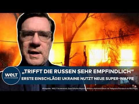 PUTINS KRIEG: "Trifft die Russen sehr empfindlich!" Erste Einschläge! Ukraine nutzt neue Super-Waffe