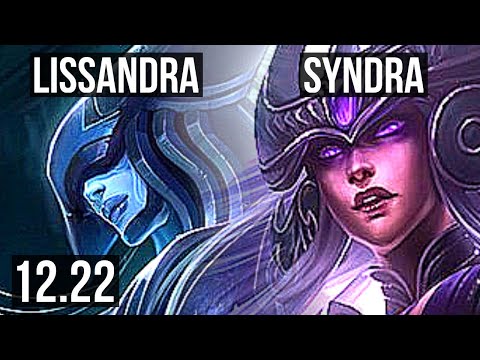 LISSANDRA vs SYNDRA (MID) | 4/2/18, 900+ games | KR Master | 12.22
