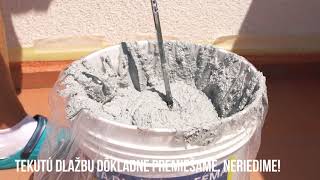 ALF BL100 10 kg Antracitova TEKUTÁ DLAŽBA ALFEMA