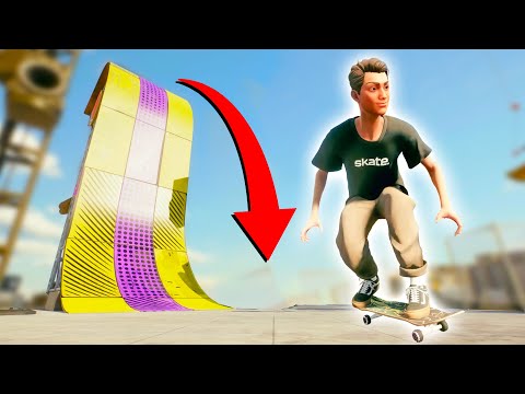 INSANE ROOFTOP MEGA RAMPS! (Skate 4)