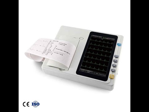 3 channel ecg machine full display, for resting & diagnostic