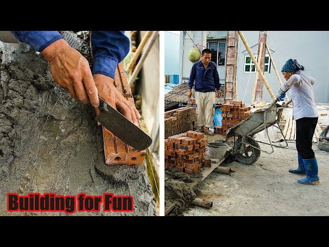 We finish building the walls of the second floor | Building for Fun