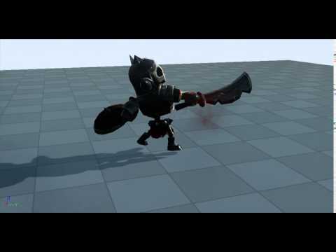 Skeleton Warrior Animation Attack