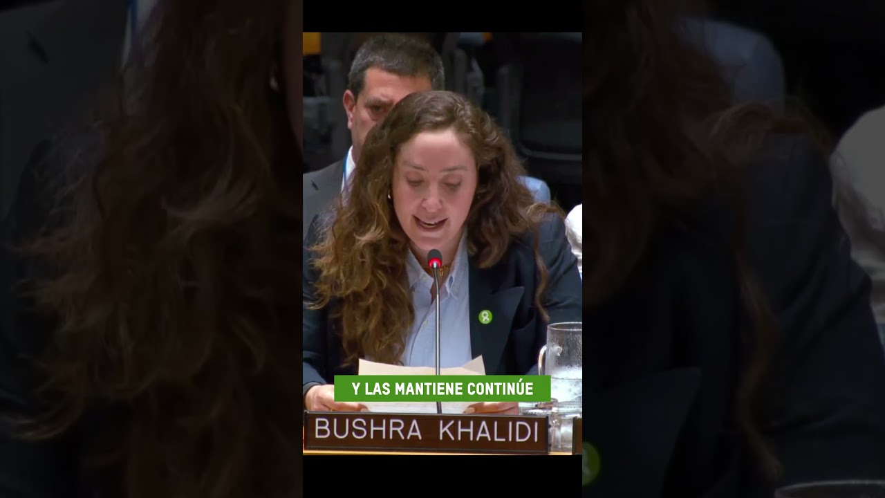 Bushra Khalidi ante la ONU